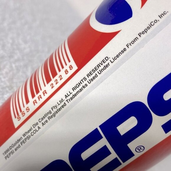 Vintage 1991 Golden Wheel Die Casting Pepsi Can Shooter Collectible With Cars - Picture 6 of 16